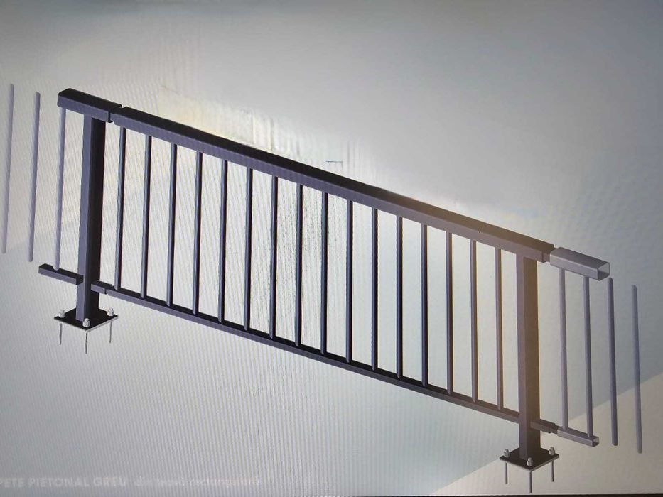 Parapet rutier si accesorii pentru parapet drum conform STAS1948 zinca