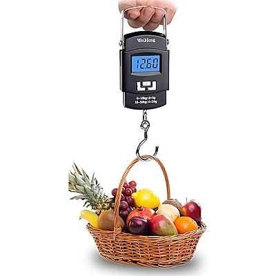 Cantar Digital De Mana, Capacitate 50 Kg, 4 Unitati, Oprire Automata