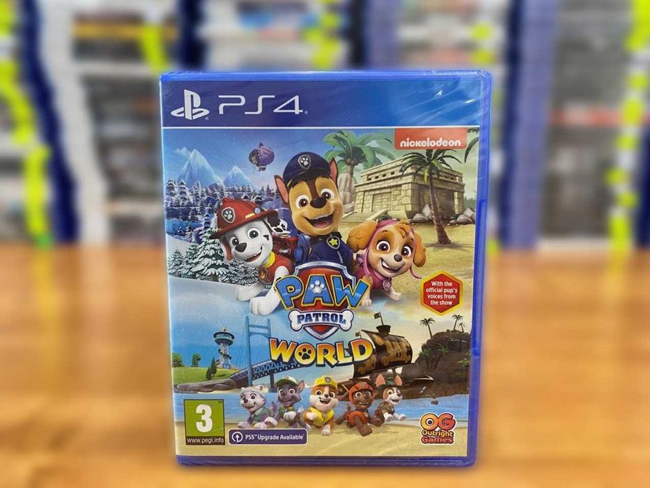 Новый Paw Patrol World PS4/PS5 Щенячий Патруль Пс4 На Двоих/ Много Игр