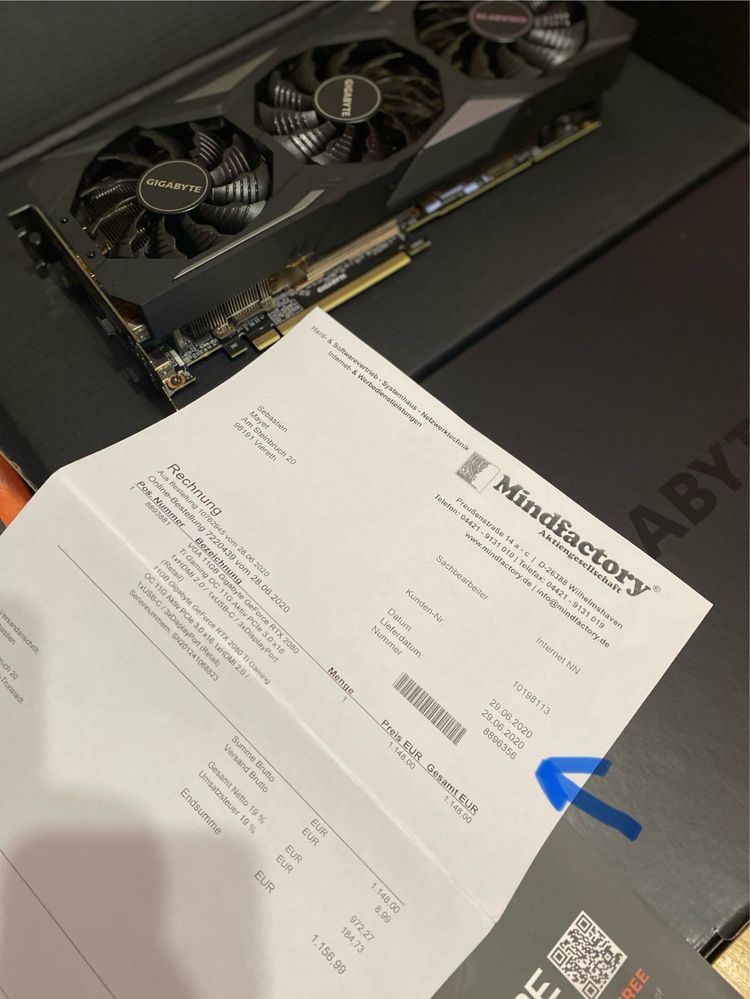 RTX 2080TI GIGABYTE 11GB oc 3x безупречна!