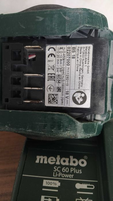 Винтоверт Metabo BS18