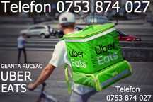 Rucsac Uber genti mari izoterme,Ghiozdan UBER EATS,pt alimente bauturi