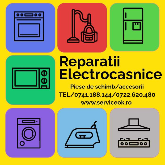 Reparatii  Masini de spalat Automate -Frigidere