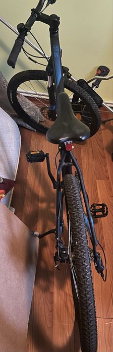 Bicicleta Rockrider ST 120 MTB Negru-Albastru 27,5" Deplasari