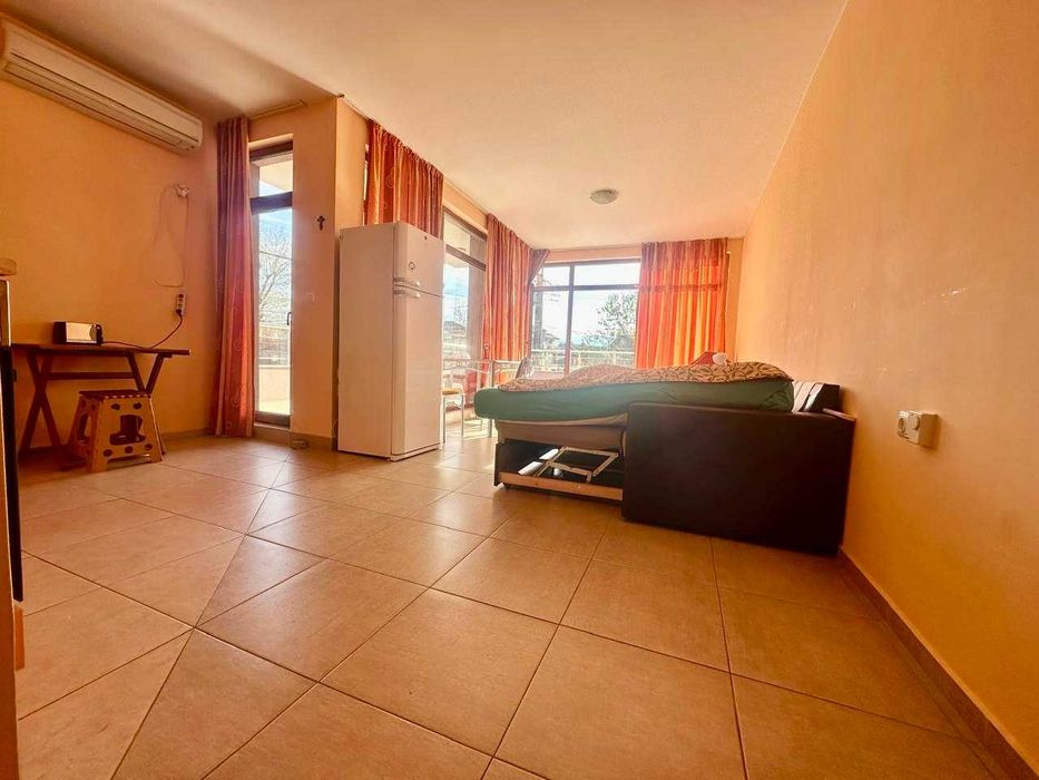 Двустаен апартамент с гледка море в центъра на кв. Сарафово, Без такса