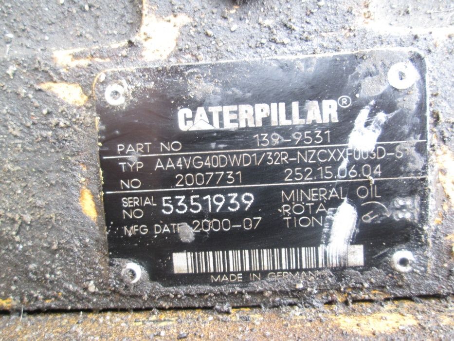 Pompa Caterpillar AA11VO130LG2S + AA4VG40DWD1