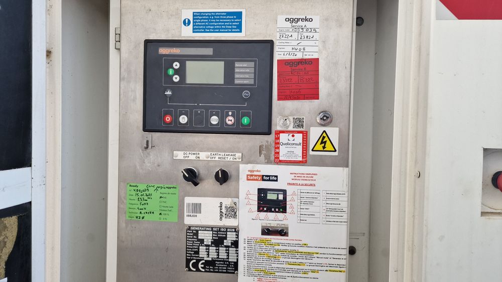 Generator Aggreko 100kw, motor Iveco