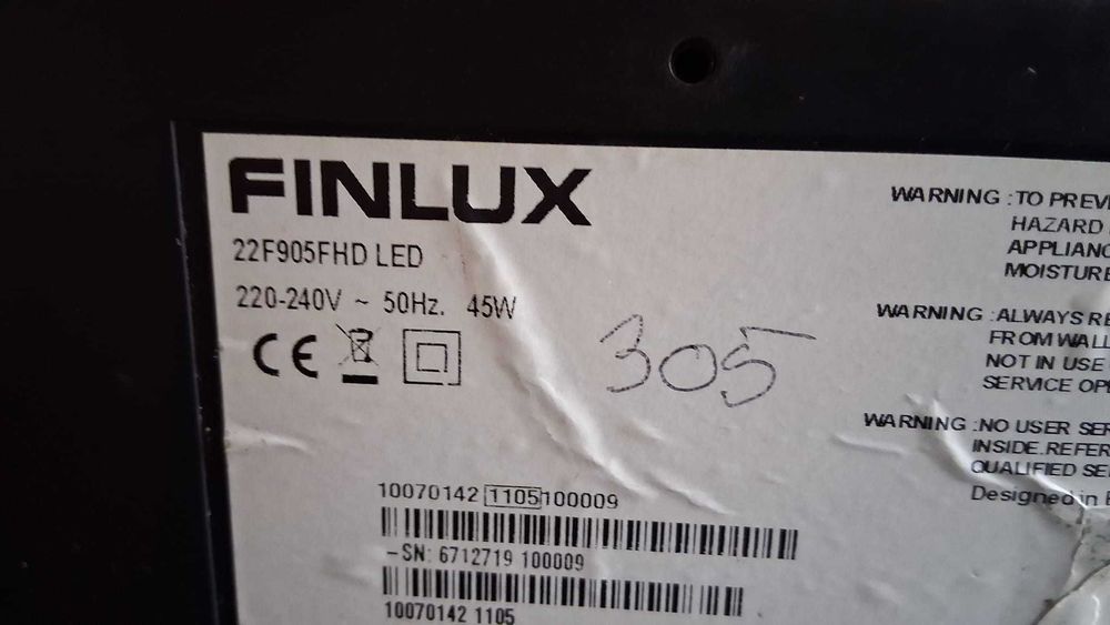 TV led Finlux, rezolutie HD, diag. 56 cm