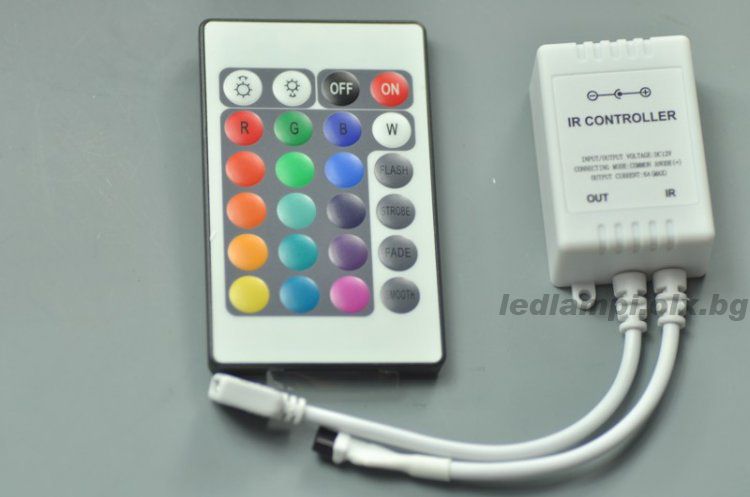 Контролер за LED Rgb лента с дистанционно управление , ЛЕД контролери