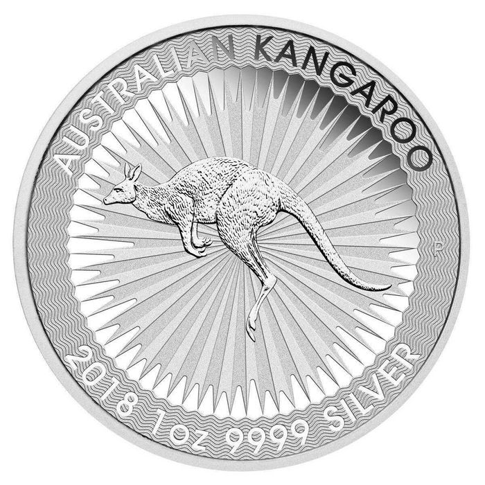 Monedă de argint Australian Kangaroo 1 uncie