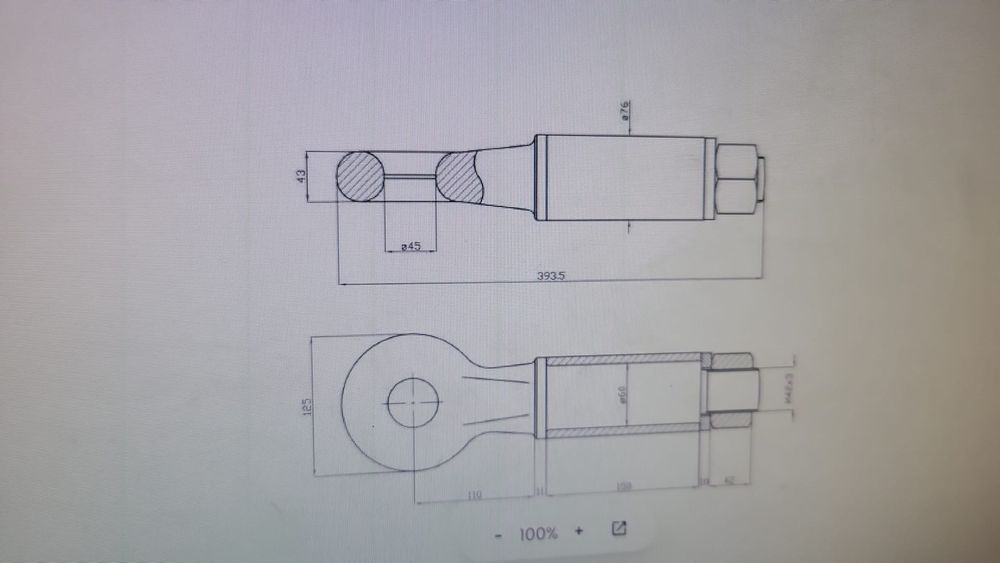 Ochet remorca remorcare rotativ 30 tone omologat preț 895 lei tva incl