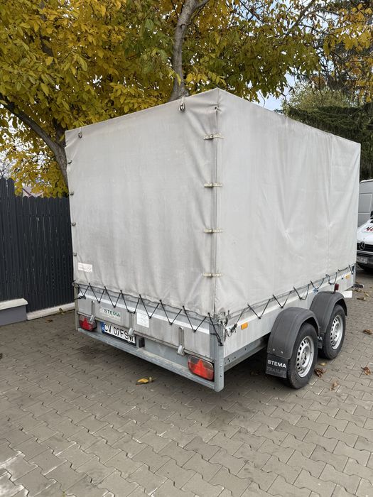 Remorca cu prelata STEMA 2.500kg