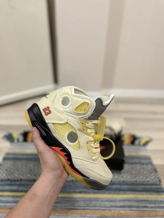 Jordan 5 Off White Sail