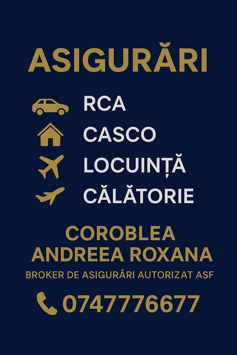 Asigurări RCA, CASCO, Locuință, Călătorie – Rapid și Serios