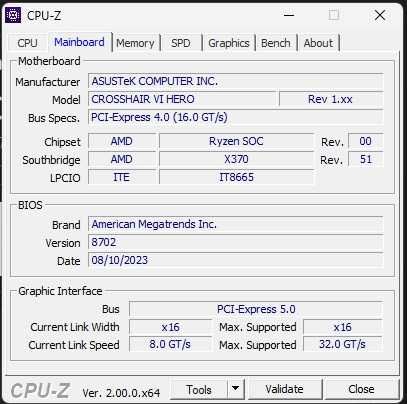 Pachet Placa de baza Ryzen 7 5700x on CROSSHAIR VI HERO with 32GB RAM