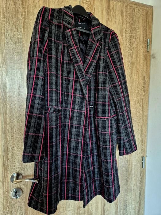 Кожено сако Motivi, палто Sinsay с вълна