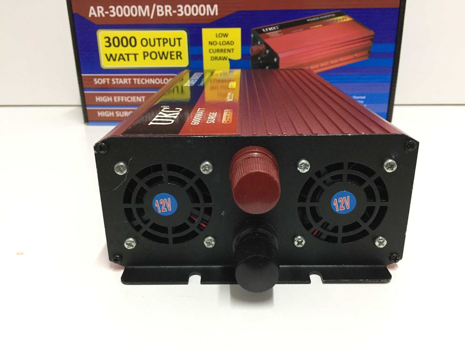 ***ПРОМОЦИЯ*** Инвертор UKC 3000W 12V / 24V / 220V, Инвертори 3000В