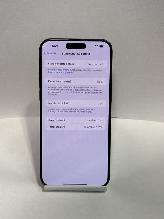 MDM vinde: Iphone 15 Pro Max, 256GB, Blue Titanium.