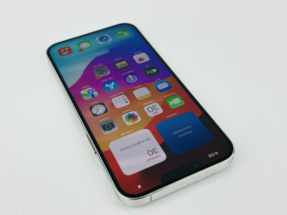 Apple iPhone 13 Pro 128GB Silver Перфектен! Гаранция!