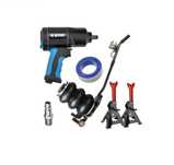 Pachet Pistol pneumatic 1500NM + Cric Pneumatic Auto 4T, 150-400mm