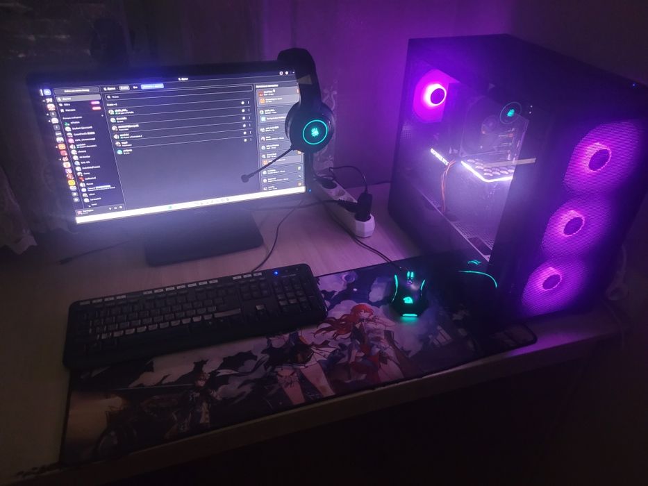Игровой ПК ryzen 5 5600/32gb ОЗУ/RTX 3060ti