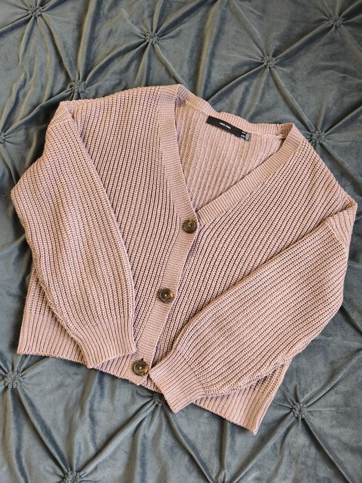 Cardigan trandafiriu Vero Moda