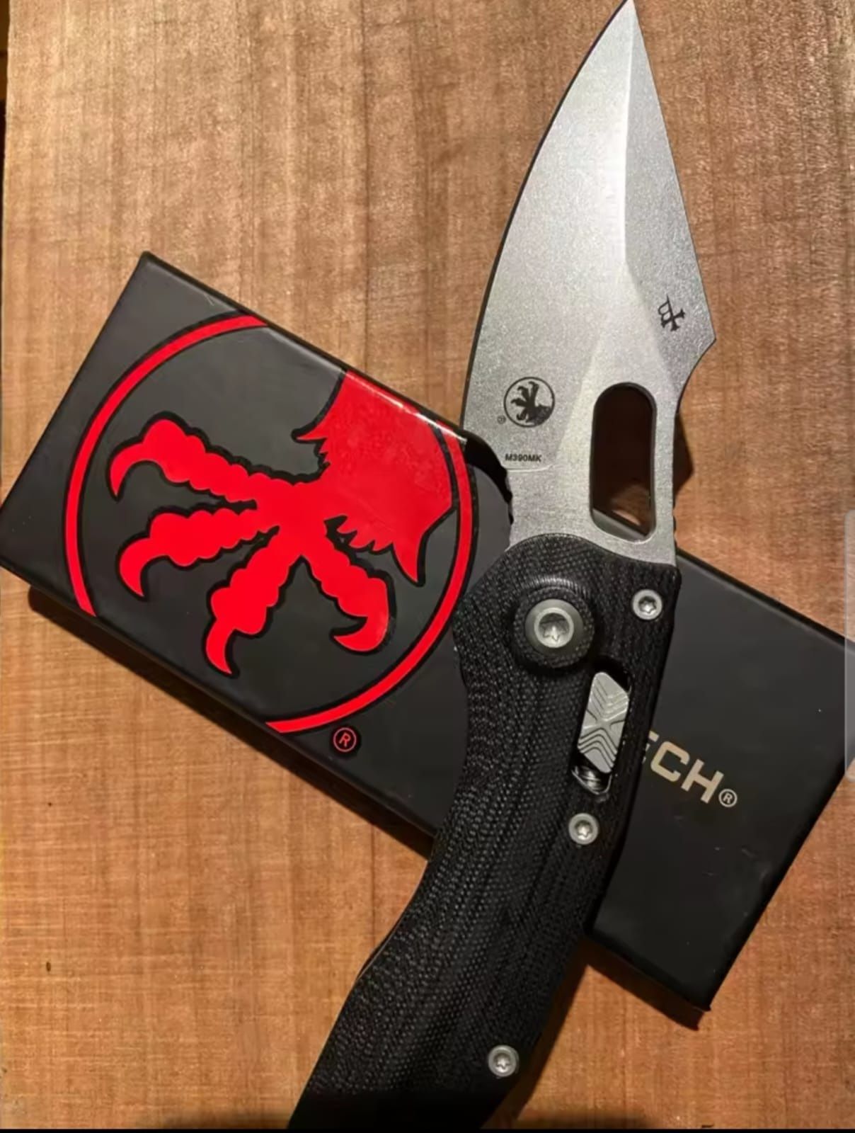 Cutit Microtech Stitch RAM-LOK Black Fluted G10 Handles 169RL-10