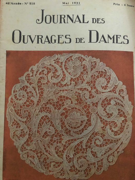 vand 20reviste vechi frantuzesti "Journal des Ouvrages de Dames" Paris