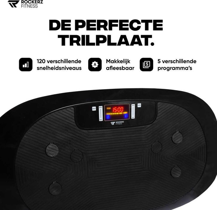 НОВА Вибрационна платформа Rockerz Trilplaat 2D Deluxe с Гаранция