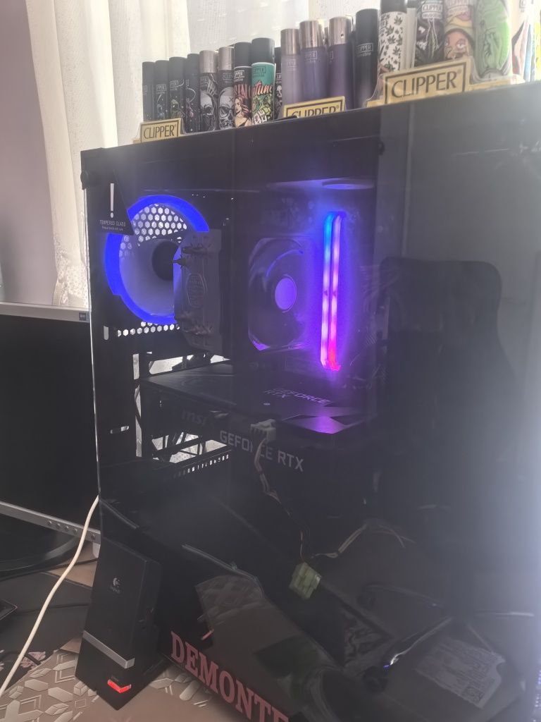 Настолен компютър ryzen 5 5500, 32 gb ram, RTX3060TI