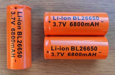 Акумулаторна Li-ion BL26650 3.7V 6800mAh