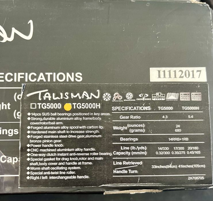 Tica Talisman TG5000H