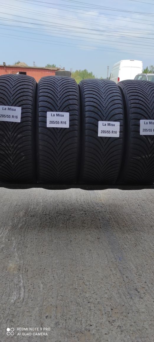 Vând anvelope m+s 205/55/16 205/55r16