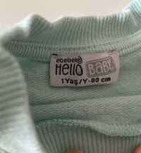 Детски блузки 80 см памук нови