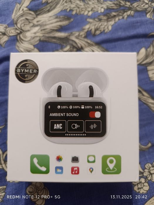 Беспроводные наушники новые распечатал для проверки .