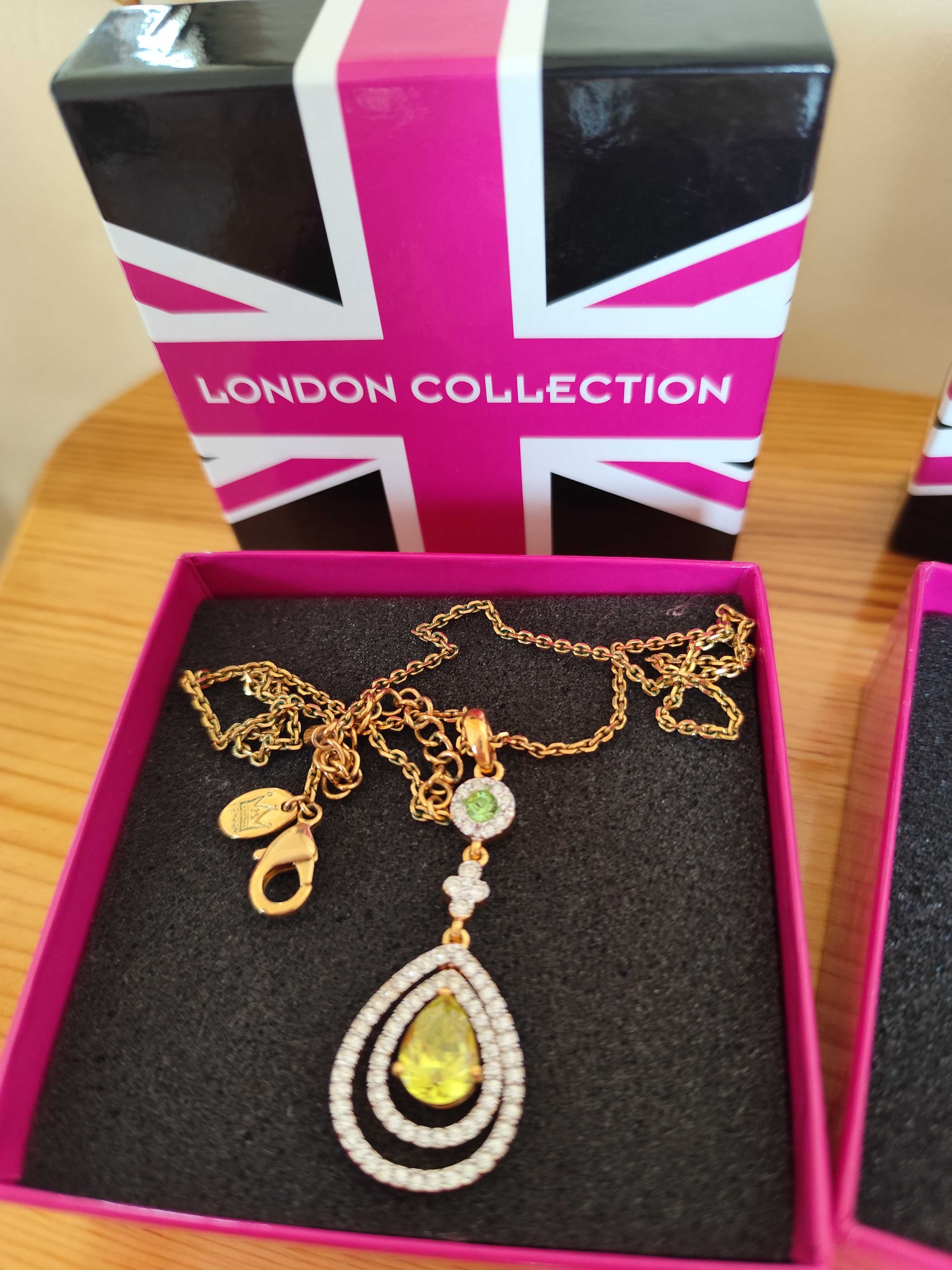 Колие с обеци Сваровки The London Collection