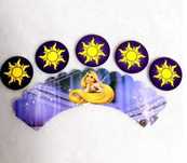 (6+6) sau (12+12) Decoratiuni tort_briose_candy bar_printesa Rapunzel
