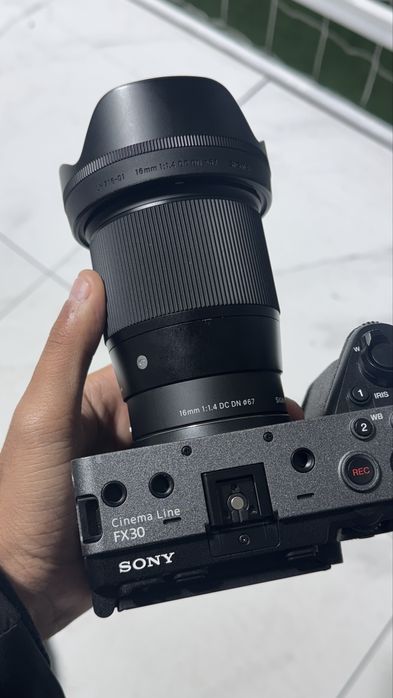 Обьектив 1.4 16mm sony e mount