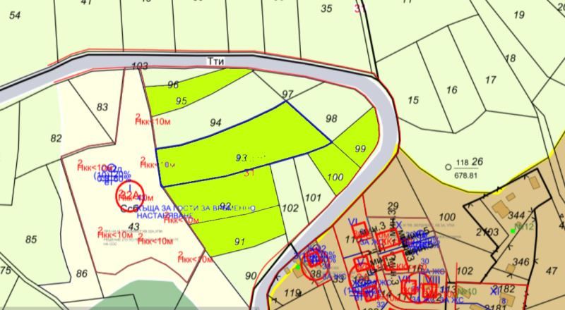 Парцел в София-Банкя площ 2541 цена 88935