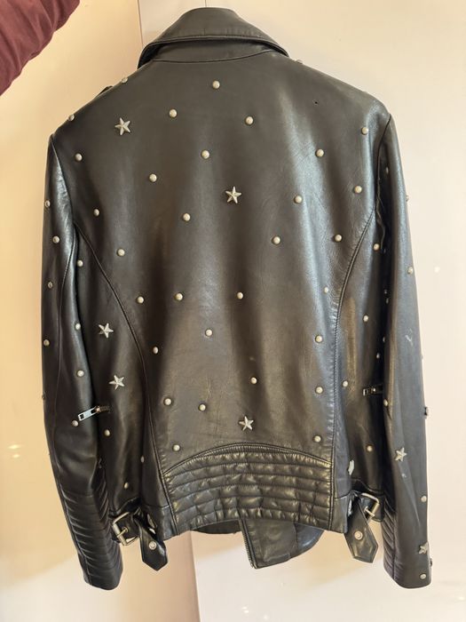 Черно яке, естествена кожа, S размер