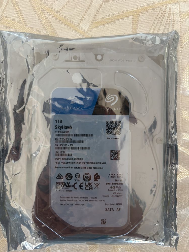 Seagate SkyHawk 1TB – за DVR/NVR системи