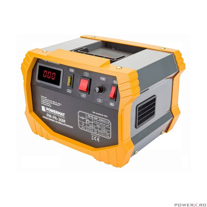 Redresor auto, 30A 12/24V pentru baterie 92-250 Ah, Powermat