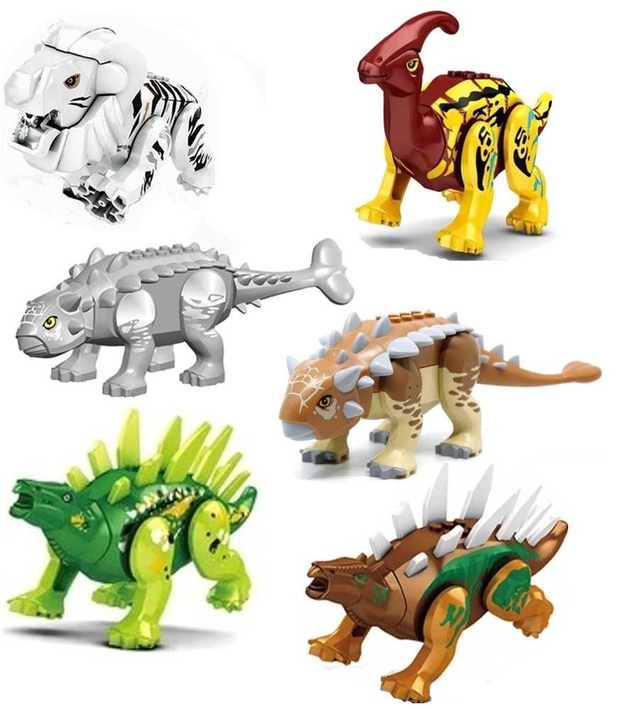 Dinozauri medii tip Lego Jurassic World de 20 cm (diverse modele)