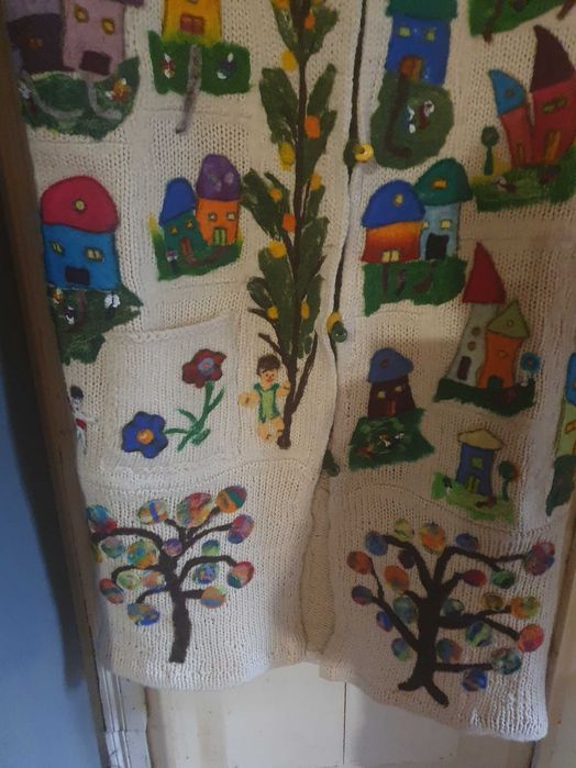 Вълнен елек иглонабиване