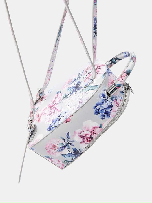 Rucsac cu motiv floral Mohito gri