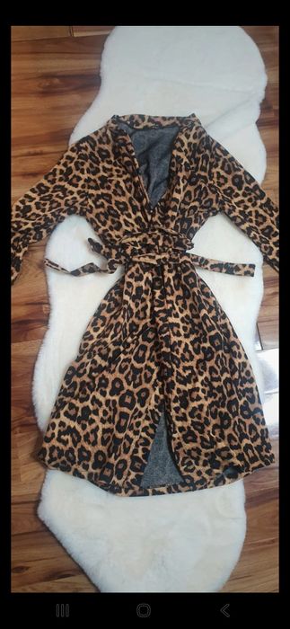 Cardigan animal print