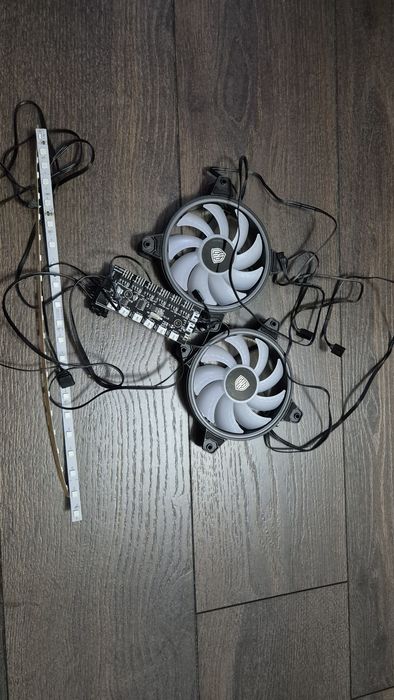 Kit ventilatoare +benzi ARGB PC