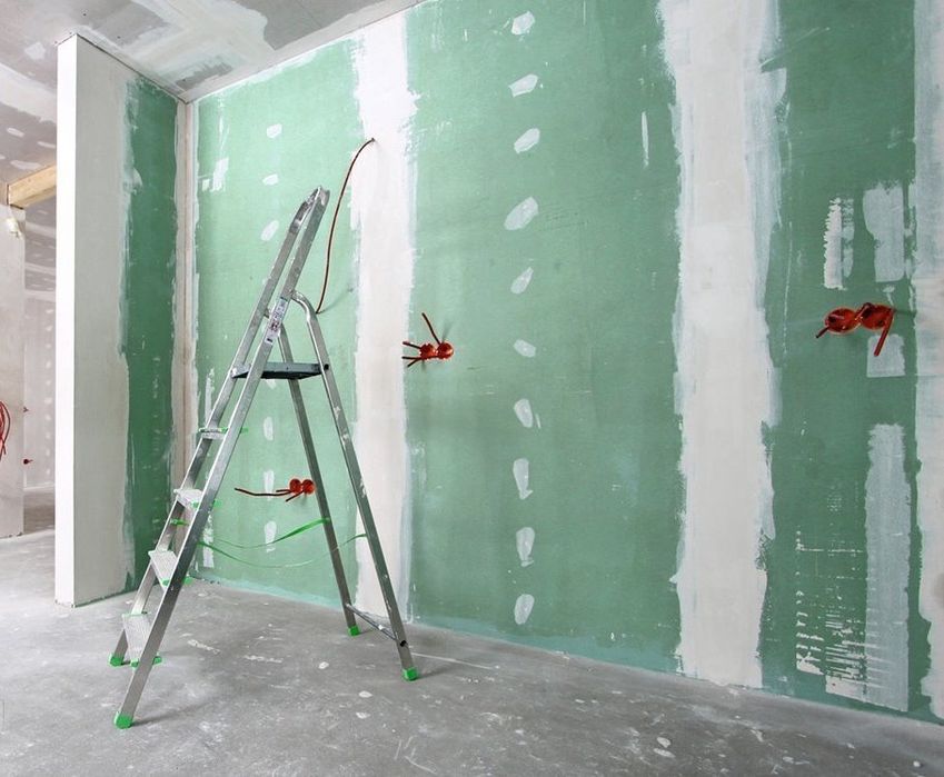 Малярка под ключ, гипсокартонные работы, гипсокартон, малярка