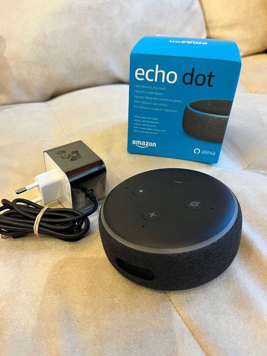 Тонколона Amazon Alexa Echo Dot 3 - черна
