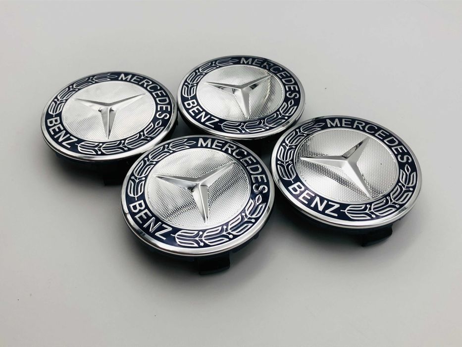 Capace Janta Compatibile Mercedes 72 mm albastru